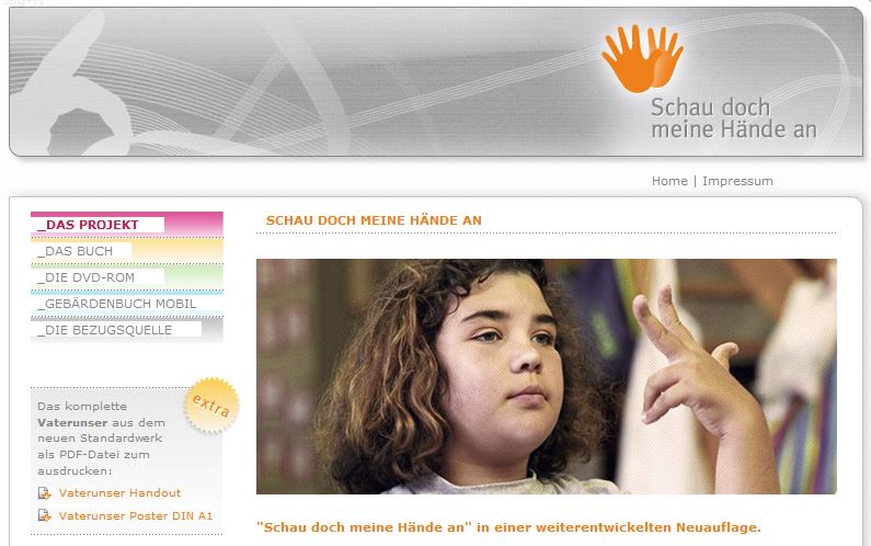 Schau Doch Meine Hände An Produkt barrierefrei kommunizieren!